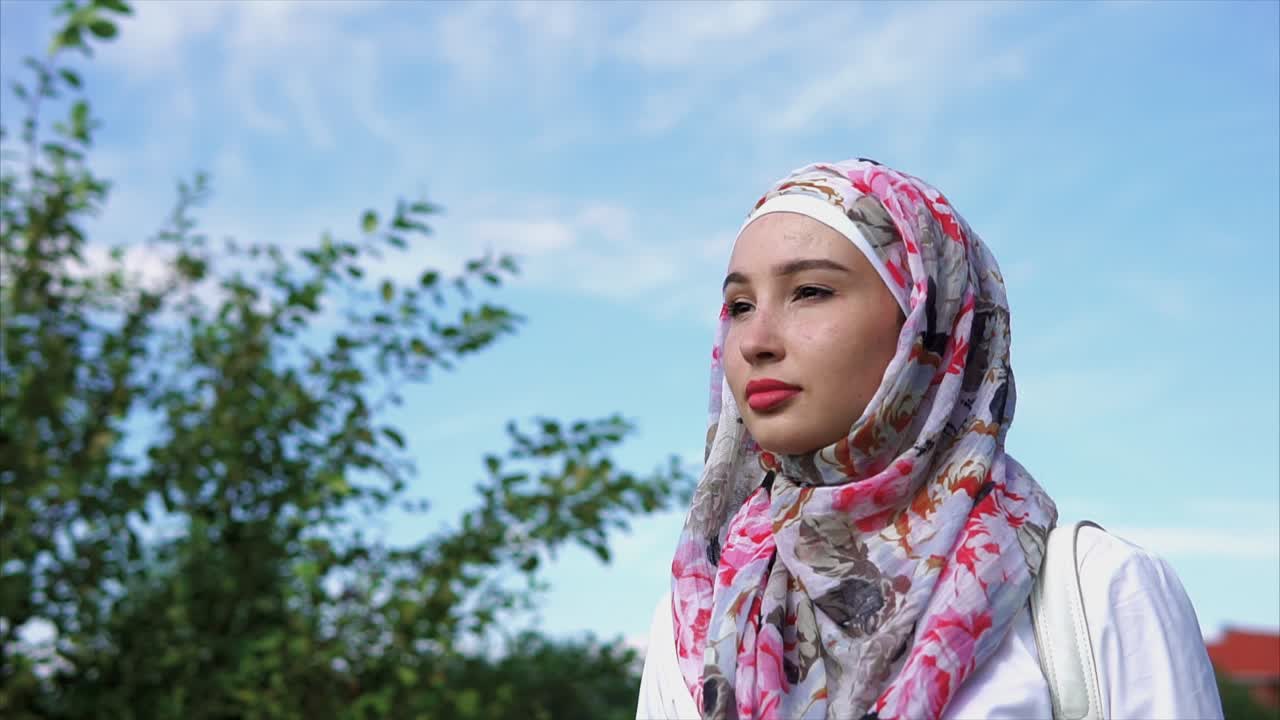 히자브를 입은 여자