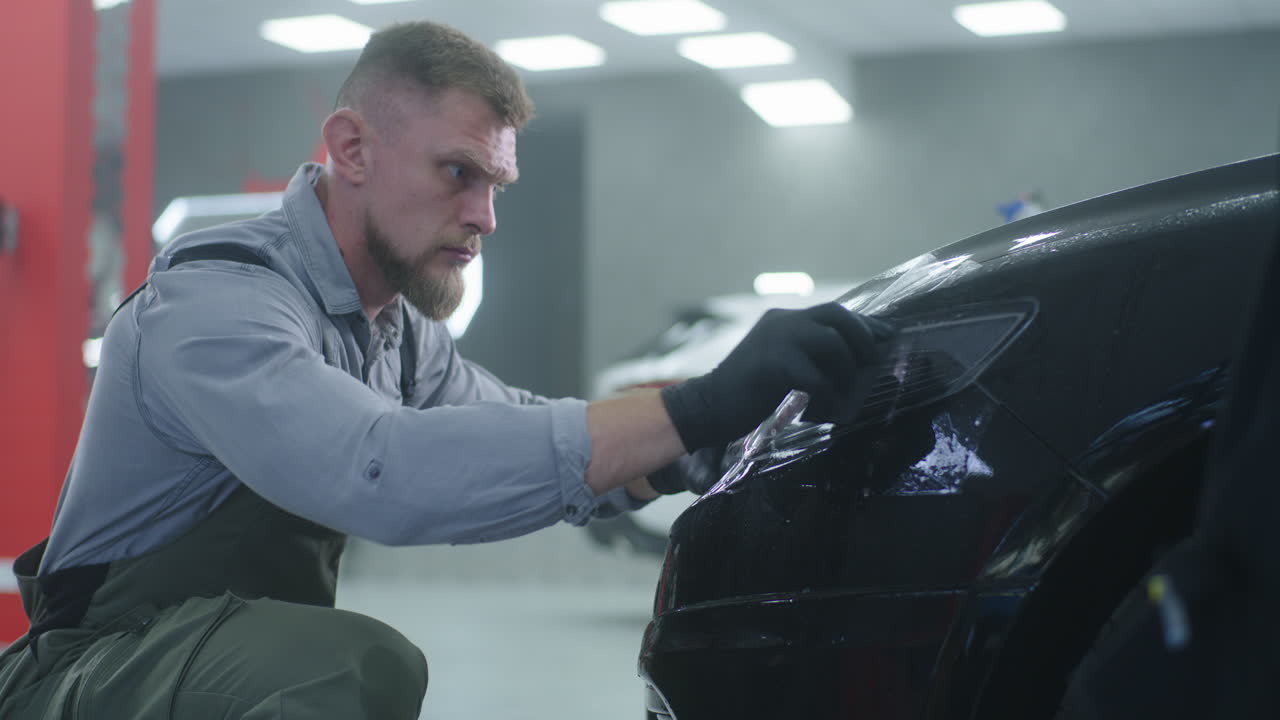 진행 중인 자동차 세부 사항