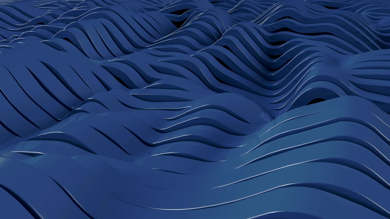 4K Abstract Displaced Wavy Planks.