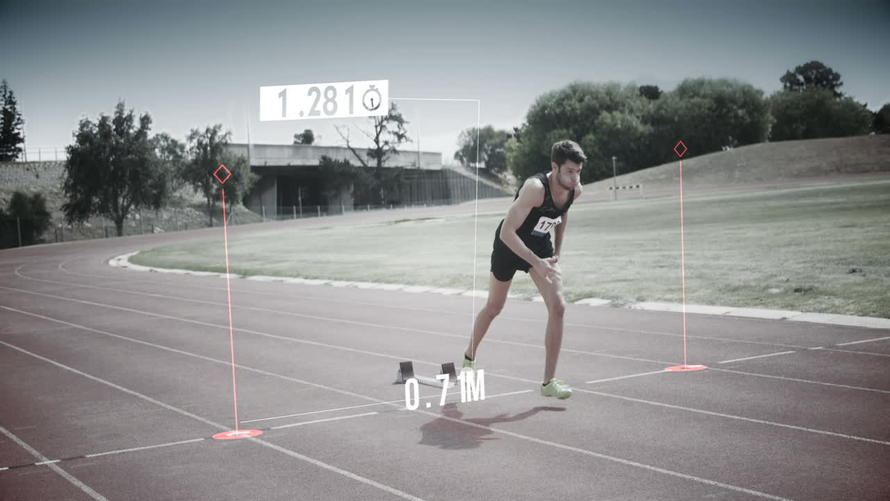 hombre en forma corriendo