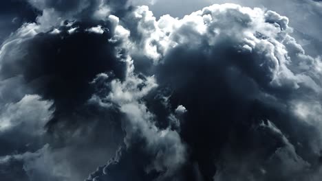 4k trueno relámpago nubes de tormenta
