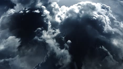 4k thunder lightning storm clouds