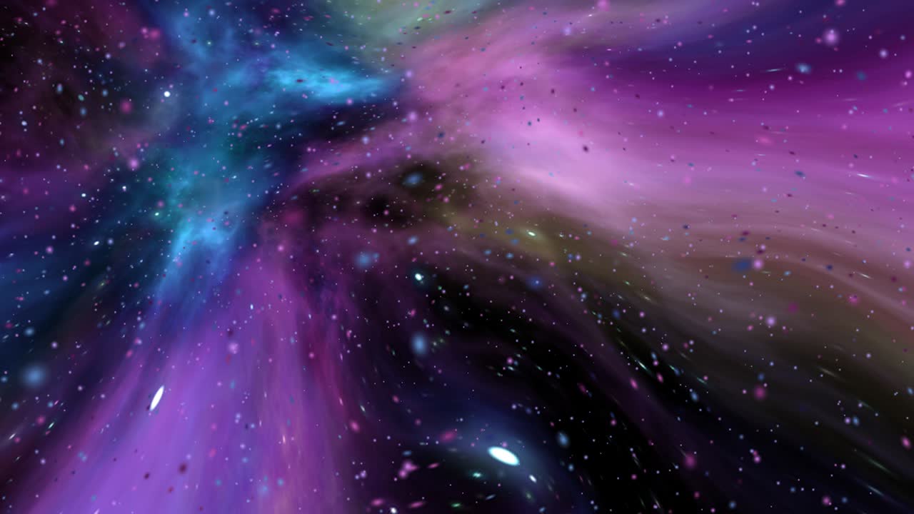 추상적인 다채로운 애니메이션 다채로운 액체 배경