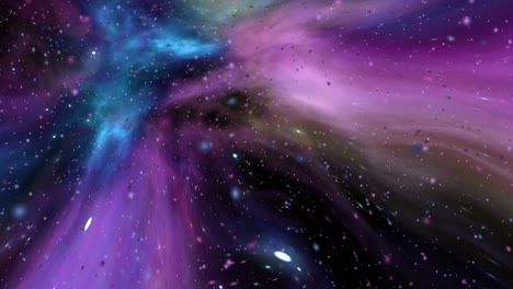animación abstractamente colorida con un fondo líquido multicolor.