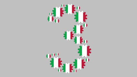italiano número tres