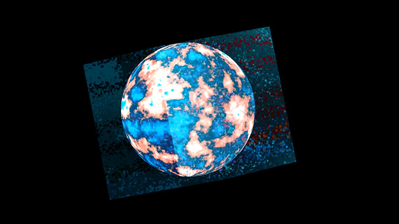 cube computadora cuántica tecnología futurista proceso holográfico digital y análisis para grandes datos y fondo de polígono abstracto