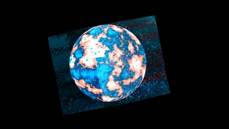 cube computadora cuántica tecnología futurista proceso holográfico digital y análisis para grandes datos y fondo de polígono abstracto