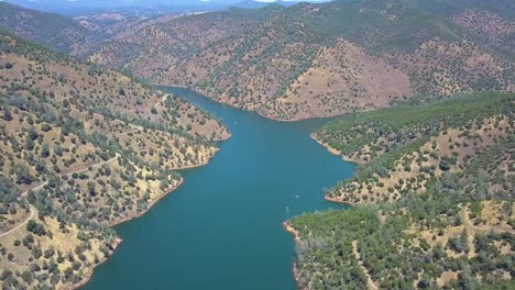 Birds-Eye-View-of-Recreational-Area-with-Lake