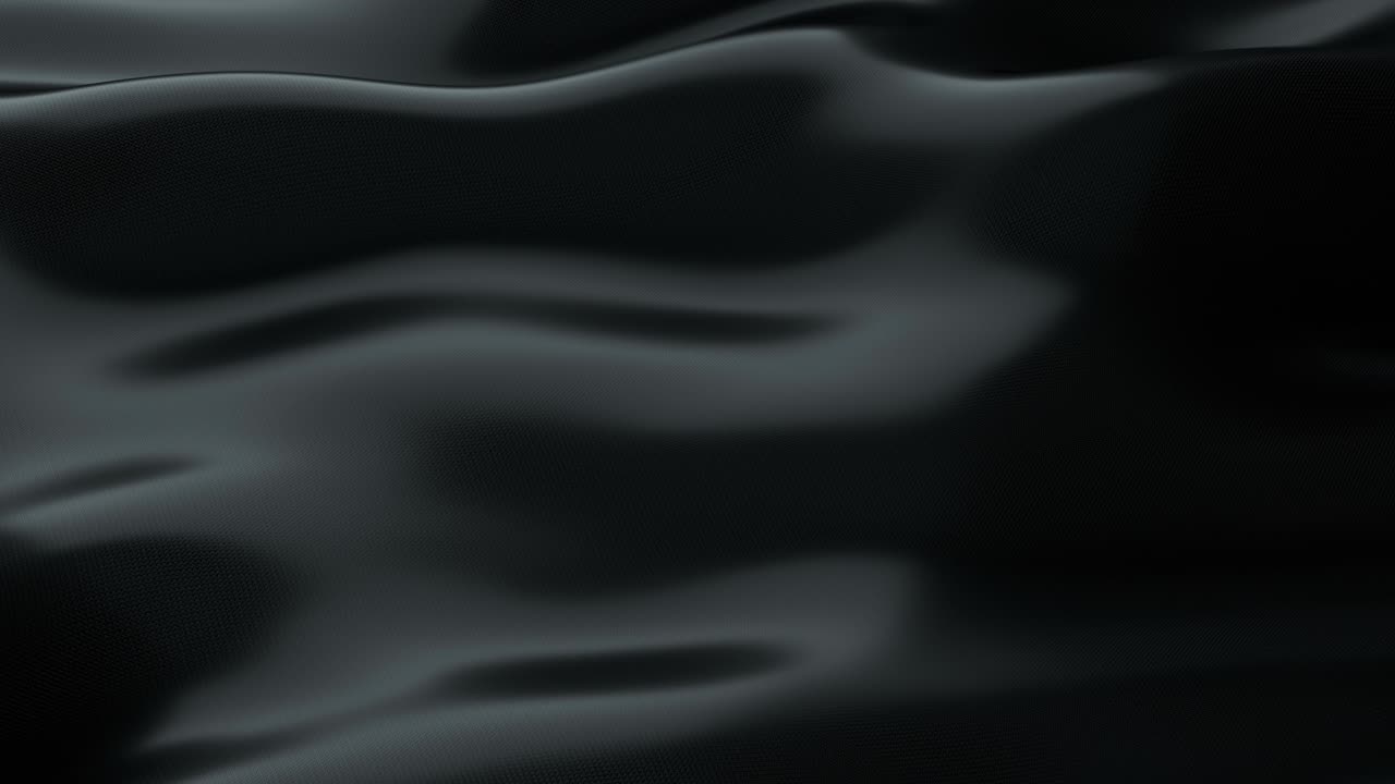 黒の滑らかな背景の3Dレンダリング、シームレスループアニメーション