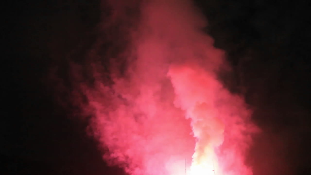 A fireworks show at night 4