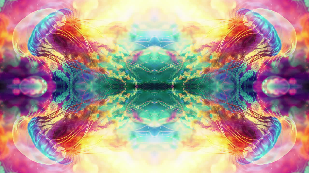 AI clouds and blurred bokeh light