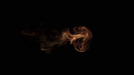abstract smoke particles