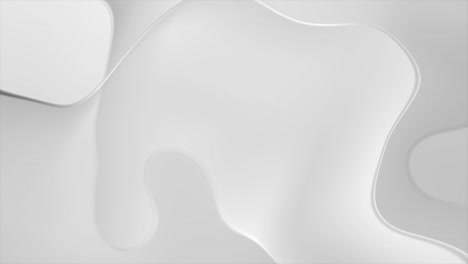 light grey smooth liquid waves abstract motion background