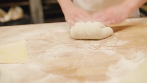 bakery dough on table