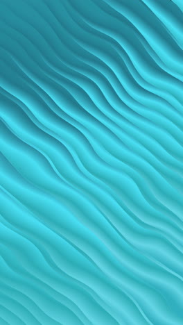 blue curves and the waves of the sea range from soft to dark background pattern. loop nature abstract sea animation. vertical video.
