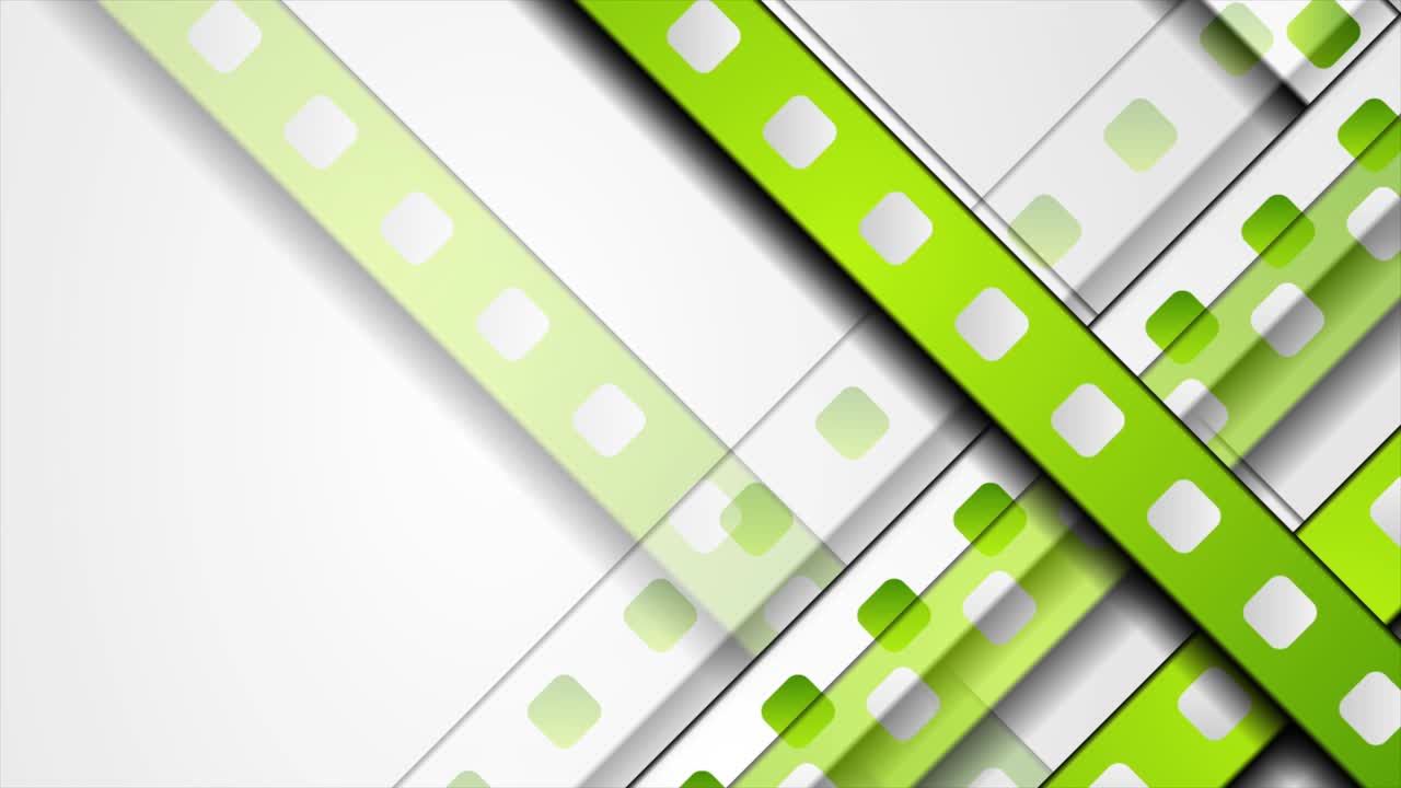 bandas verdes y grises fondo de movimiento de tecnología abstracta