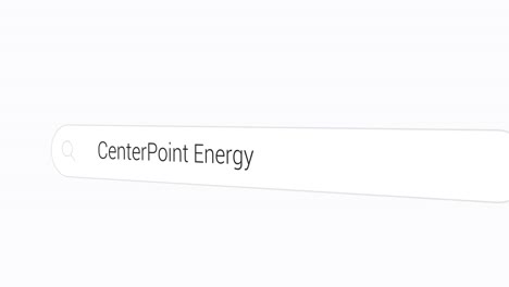 typing centerpoint energy on the search engine