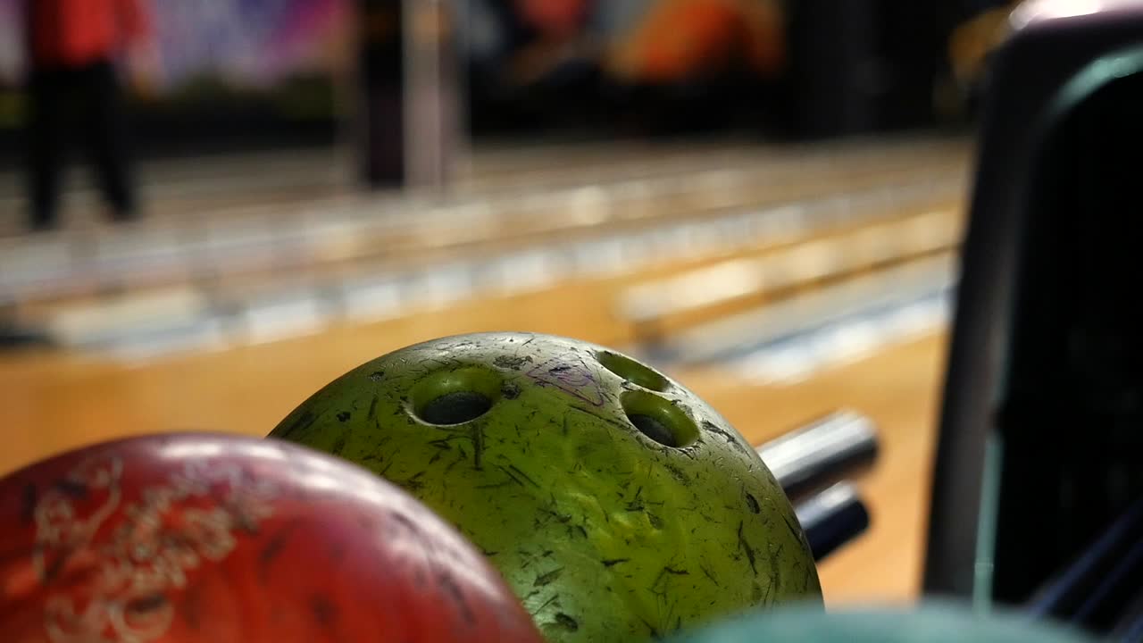 scena della pista da bowling