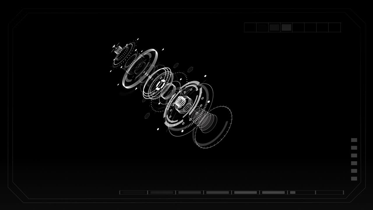 A set of HUD interface elements with a different background.