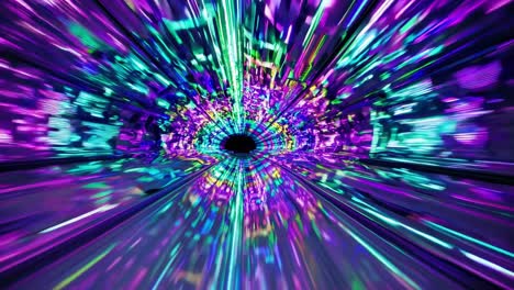 abstract colorful speed tunnel