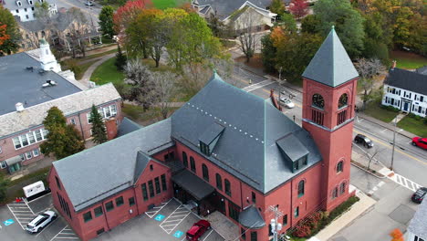 wolfeboro town hall, new hampshire usa