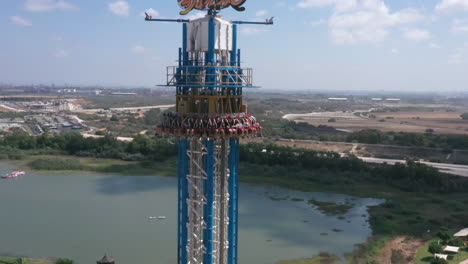 amusement park drop tower ride