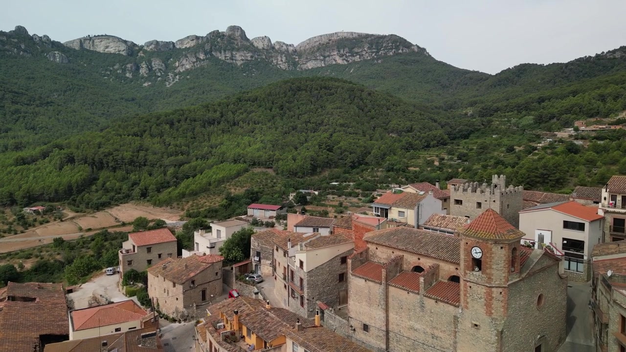 Il villaggio di Colldejou, Serra de Llaberia