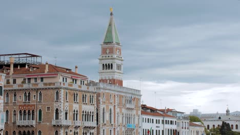 venice, view on the st mark's campanile tower 4k