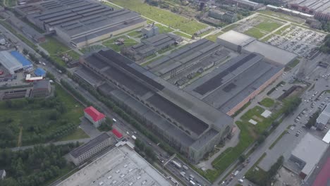 aerial view of industrial complex