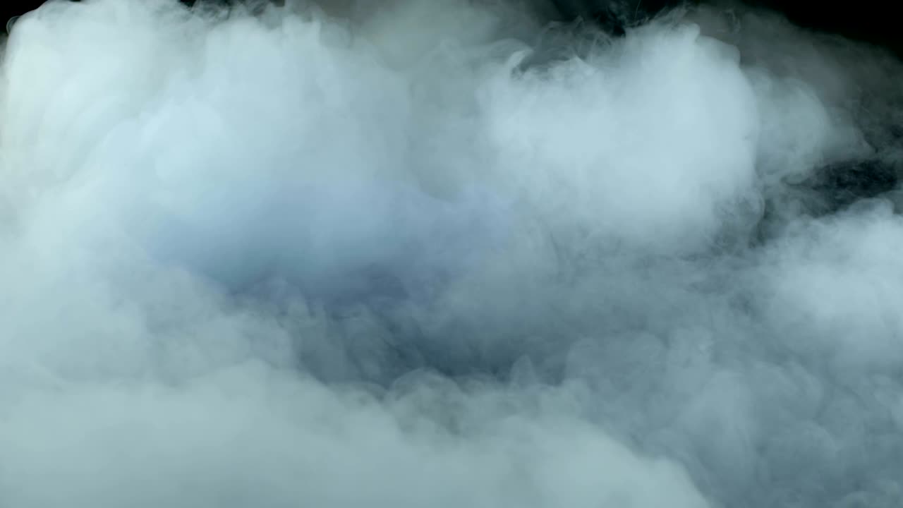 현실적인 건조 얼음 연기 구름