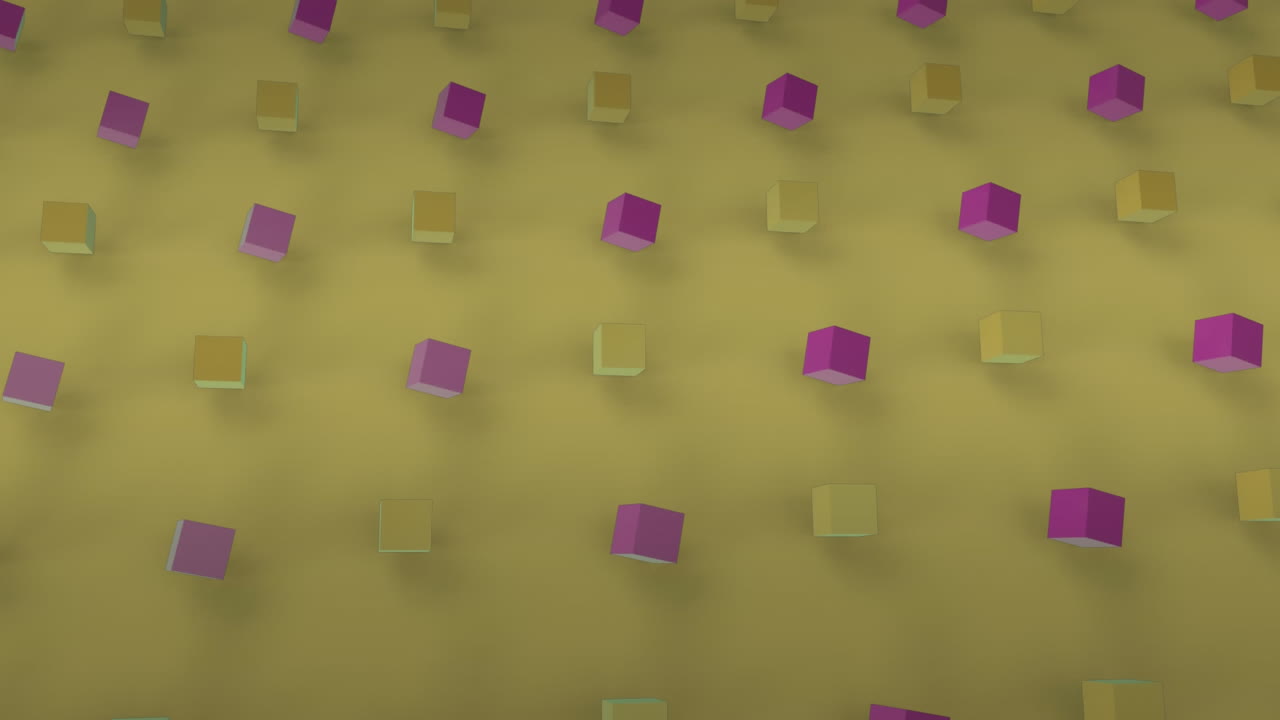 formas abstractas 3d en formación en movimiento