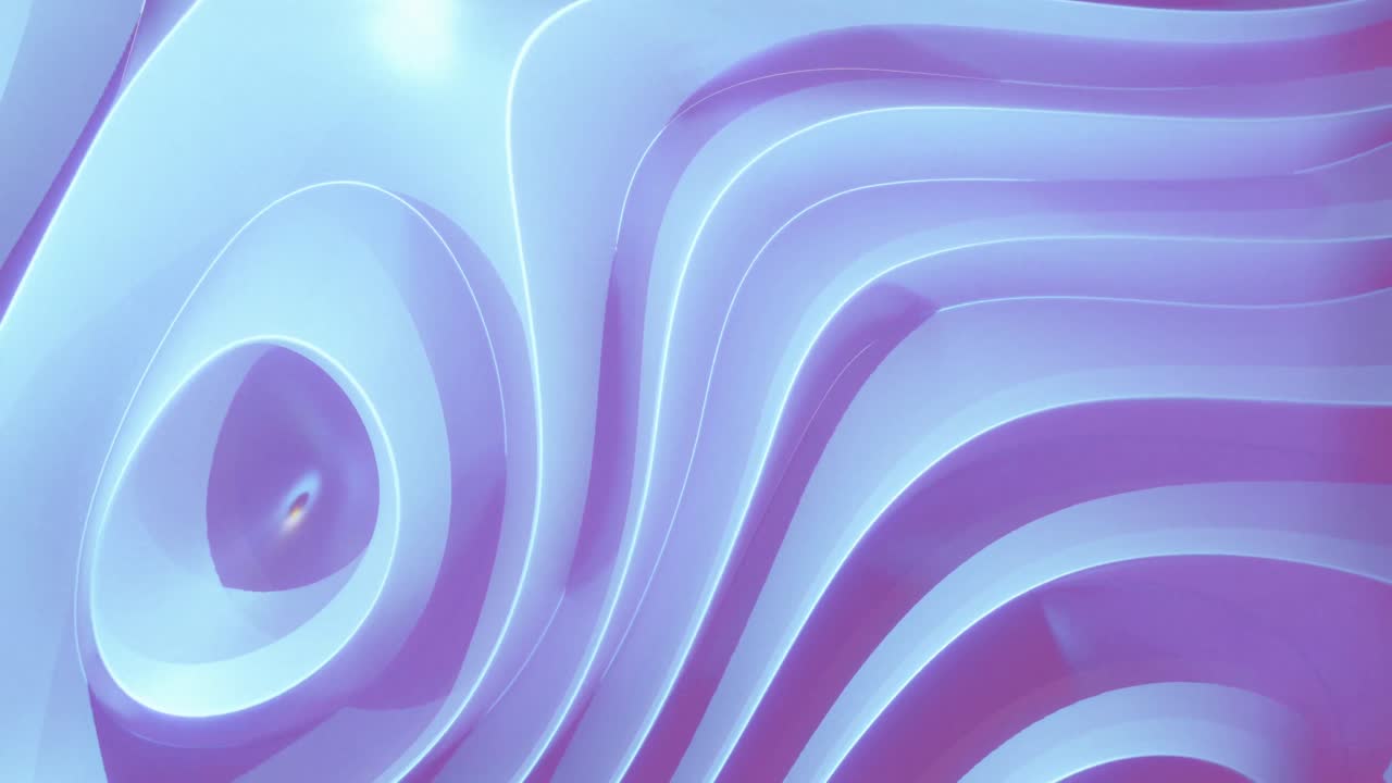 Lght and shadow playing on moving 3d grooved absract white shape