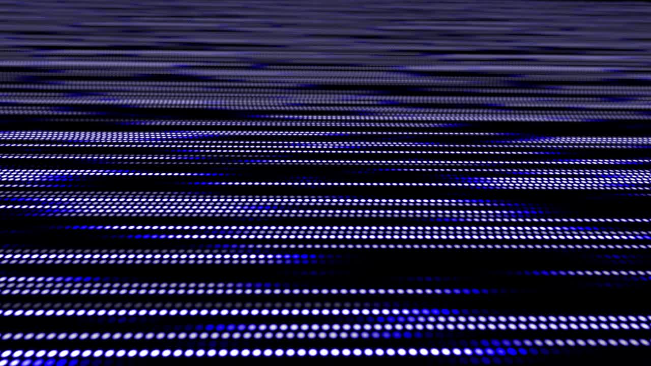 animación de puntos línea cibernética gráficos de movimiento