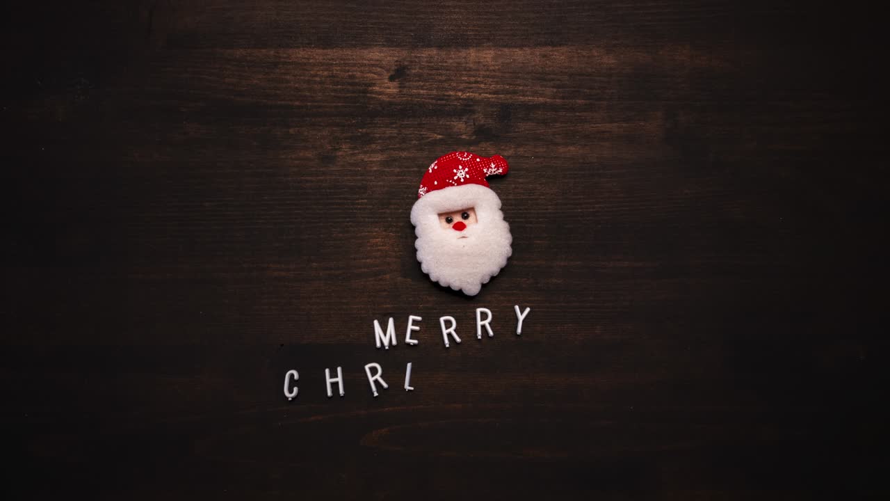 feliz navidad stop motion de animación plana