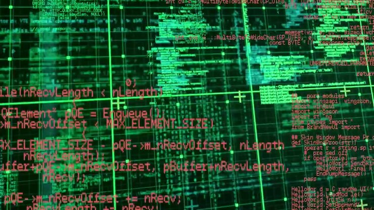 Animation of data processing over grid