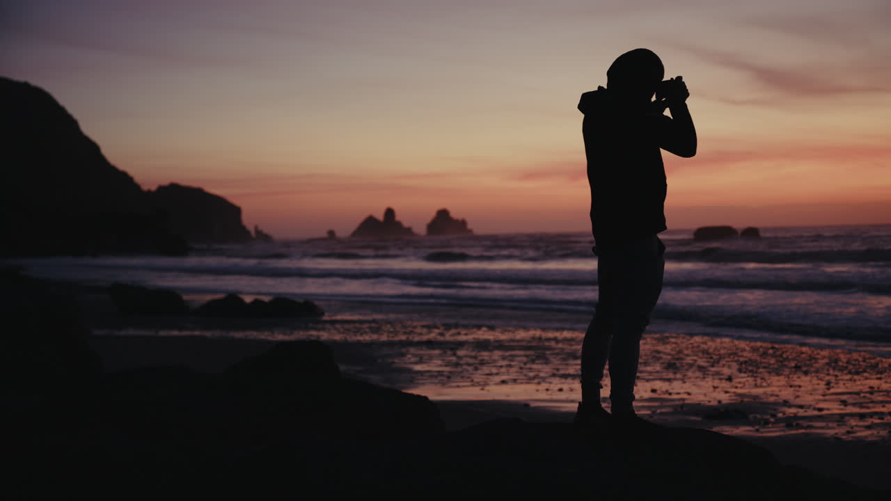 Photographer at Sunset Beach