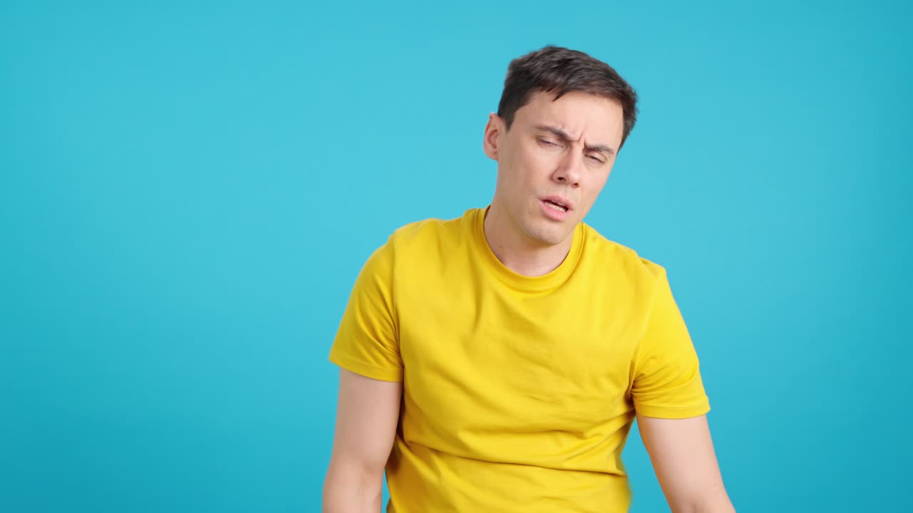 A man expressing disappointment and concern