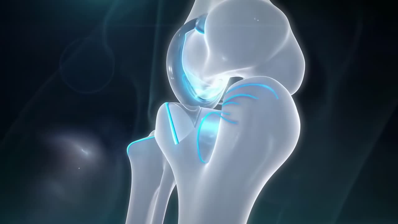 3D Animation of Human Knee Joint Anatomy and Movement