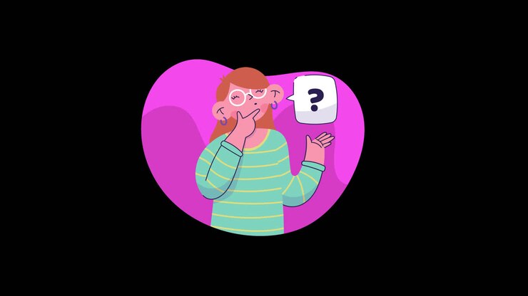 Fille qui s'interroge