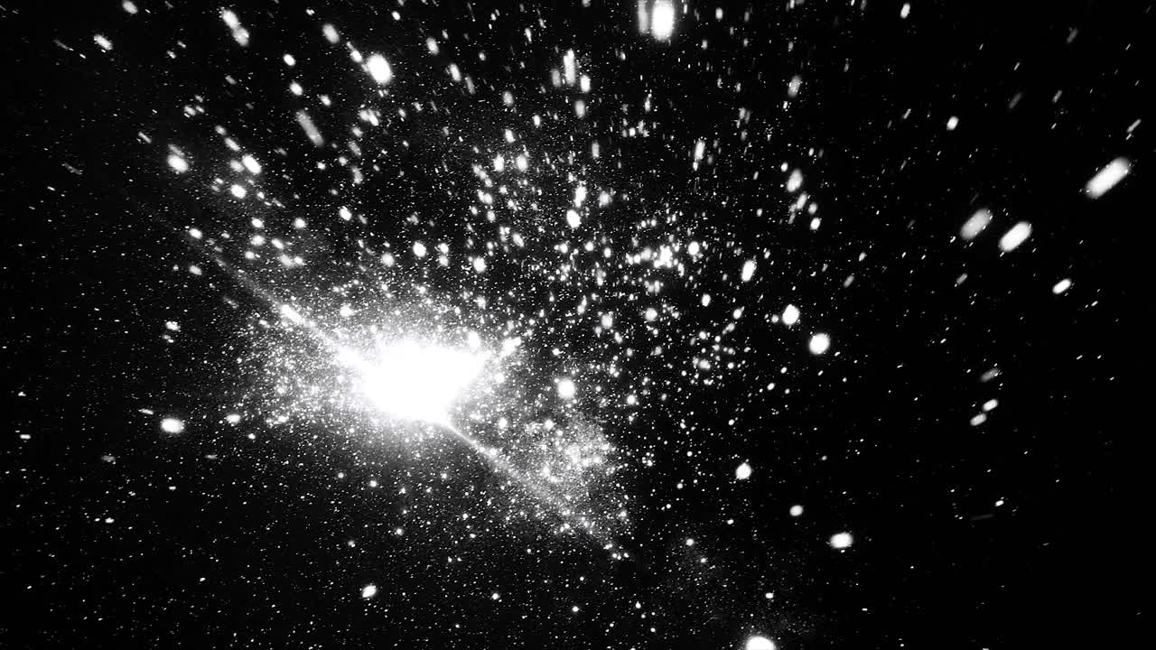 Abstract Snow Explosion