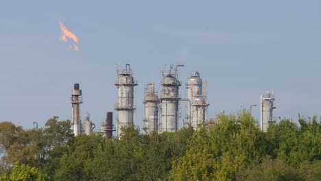 toma de establecimiento de planta de refinería química en pasadena, comunidad de texas
