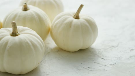 White-small-pumpkins-on-the-table