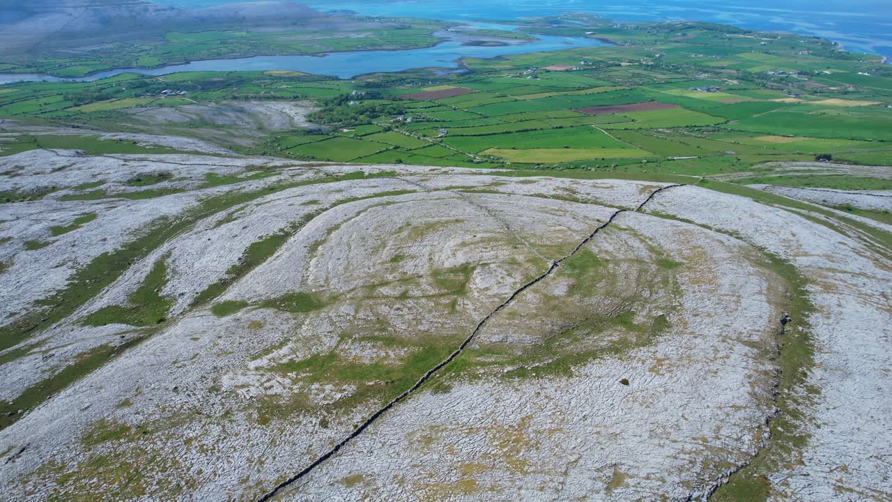 Epic Locations Ireland rugged Burren Landscape on The west Coast of Ireland
