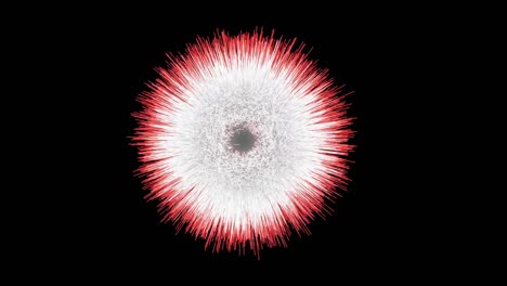 Particles-multiplying-on-black-background-after-big-impact-in-center-of-frame