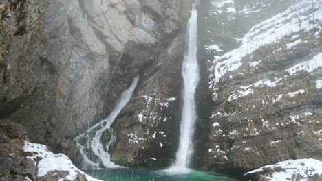 beautiful winter day in bohinj and the triglav national park