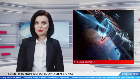 scientists detect alien signal - breaking news report