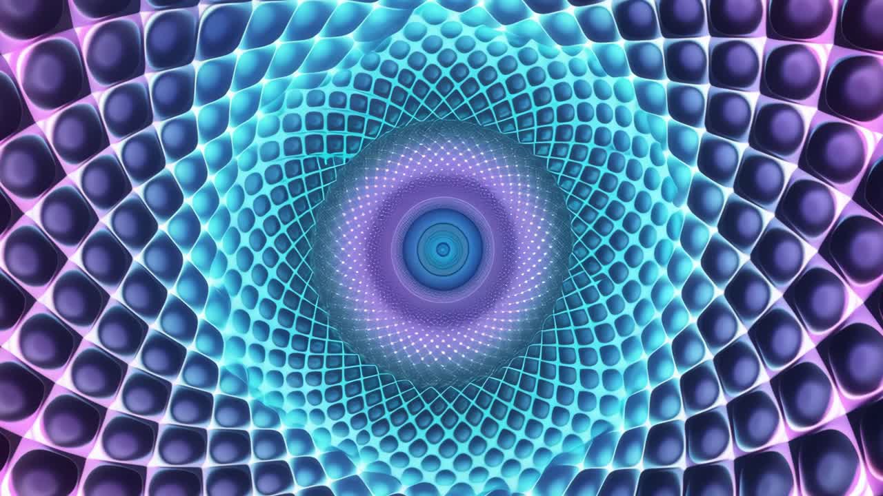 Abstract Optical Illusion Tunnel