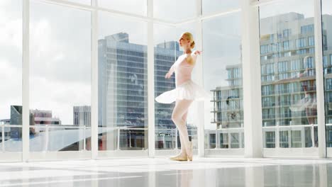 ballerina practicing ballet dance