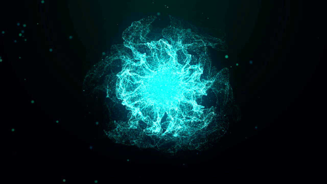 onda de choque azul acuático