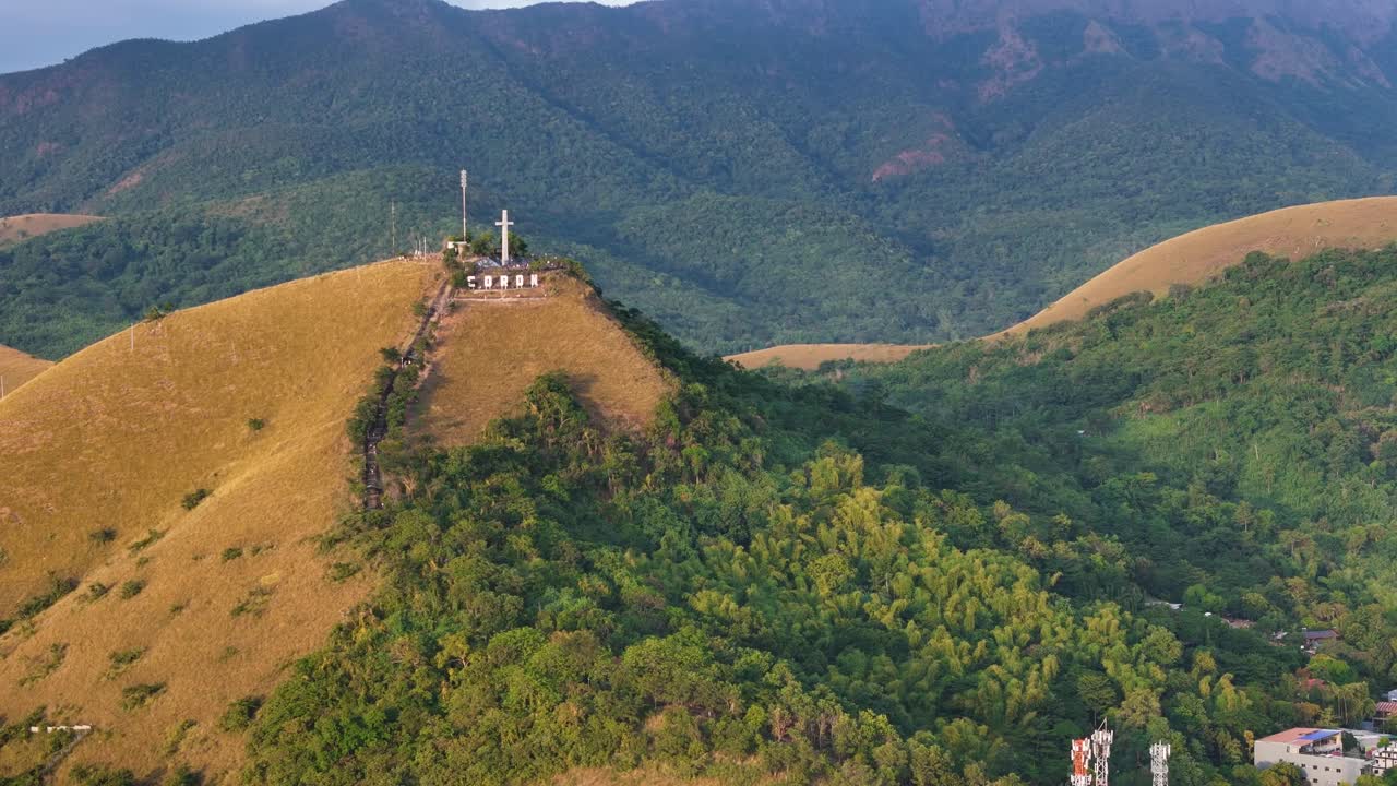 Mountain Top with Cross